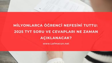 Milyonlarca Öğrenci Nefesini Tuttu: 2025 TYT Soru ve Cevapları Ne Zaman Açıklanacak? 40 2025 TYT Soru ve Cevapları Ne Zaman Açıklanacak?