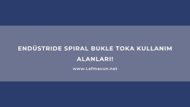 Endüstride Spiral Bukle Toka Kullanım Alanları! 37 Endüstride Spiral Bukle Toka Kullanım Alanları!