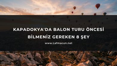 Kapadokya'da Balon Turu Öncesi Bilmeniz Gereken 8 Şey 4 Kapadokya'da gün doğumunda peri bacaları üzerinde uçan renkli sıcak hava balonları